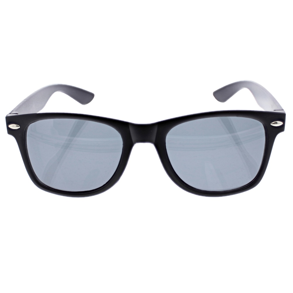 Zac's Alter Ego - Black / Matte Finish UV400 Wayfarer Sunglasses Sunglasses - Black